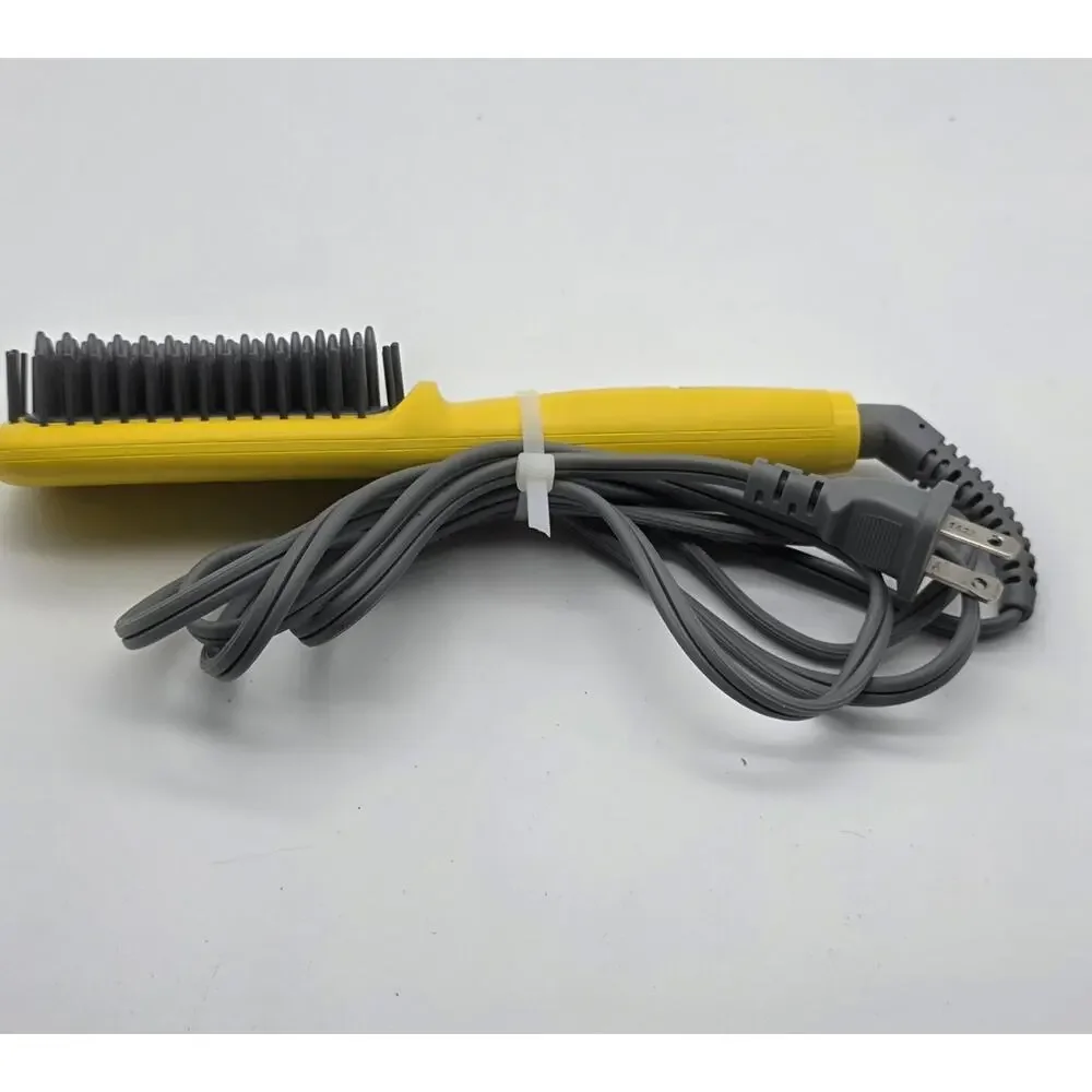 Drybar The Baby Brush Crush Mini Heated Straightening Hair Brush EUC